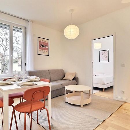 L'Origami - Lovely Newly Renovated Apartment With Garage - Вильорбан Екстериор снимка