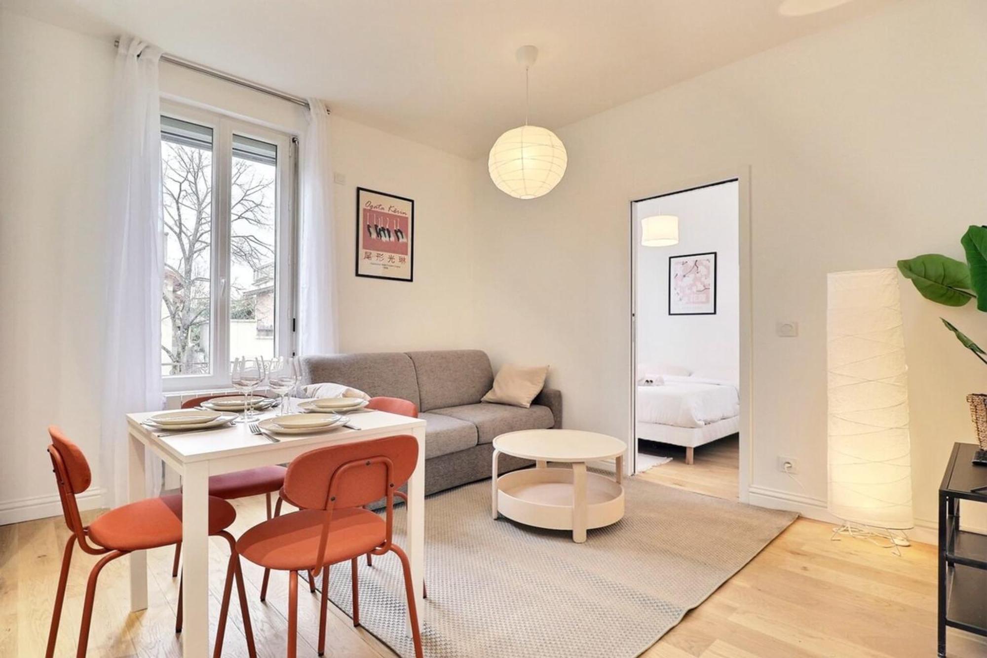 L'Origami - Lovely Newly Renovated Apartment With Garage - Вильорбан Екстериор снимка