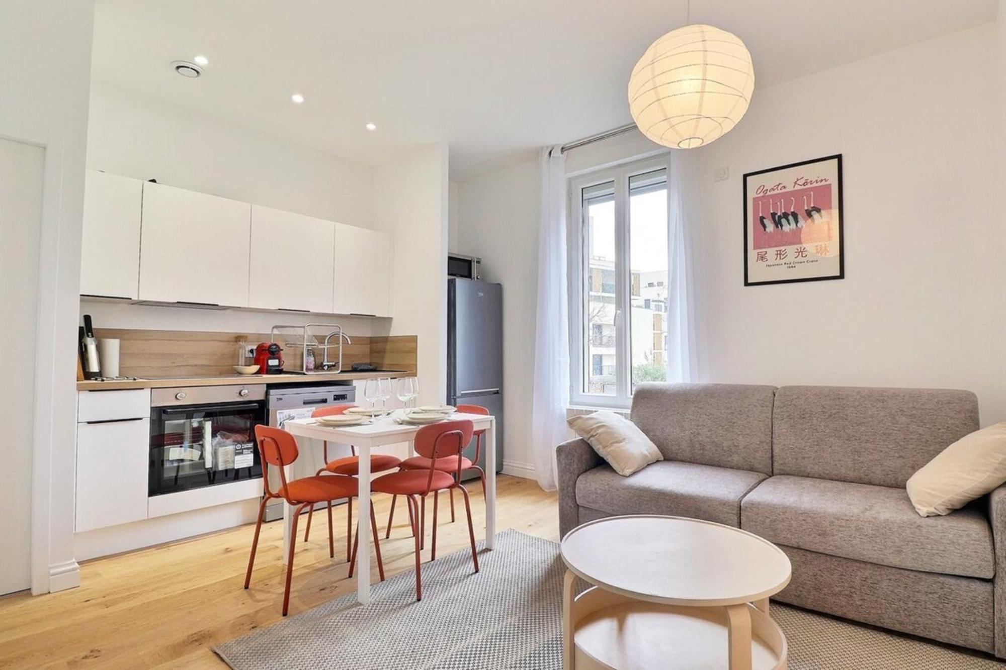 L'Origami - Lovely Newly Renovated Apartment With Garage - Вильорбан Екстериор снимка